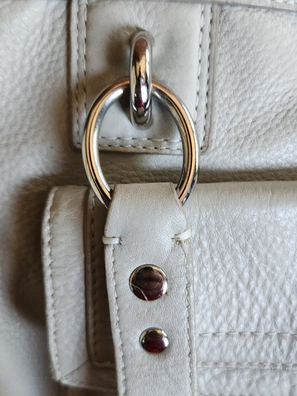 Coach Pebbled Leather Penelope Carryall Tote - Picture 7 of 11